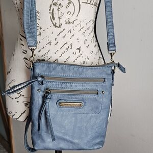 Stone Mountain Accessories Light Blue Crossbody Bag